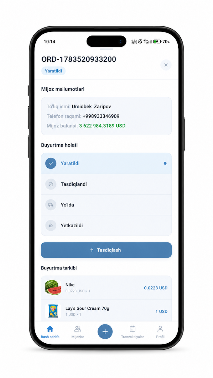 Mobile agent app